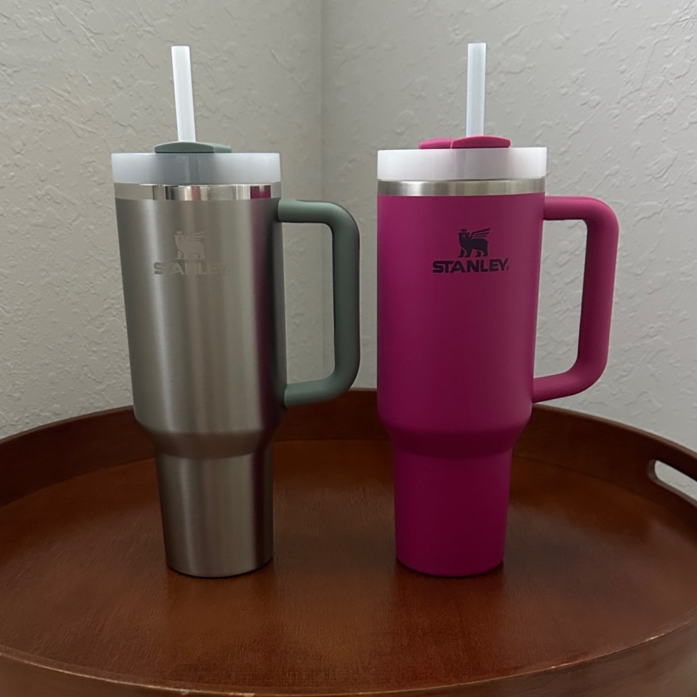 EUC Stanley Fuchsia and NWT Stainless Steel Shale 40oz